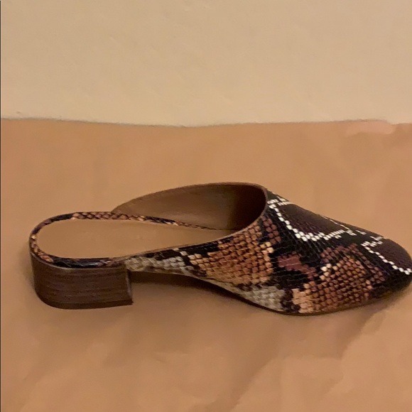 The Alicia Mule in Snake Embossed Leather - Picture 6 of 8